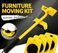 Heavy Duty Furniture Moving Tool – 360° Rolling Wheels Lifter for Easy Moving of Heavy Furniture & Appliances
