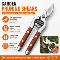 Professional High-Carbon Steel Pruning Shears – Sharp, Effortless Cuts Every Time