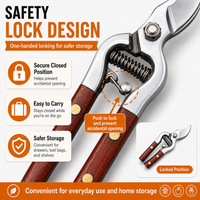 Professional High-Carbon Steel Pruning Shears – Sharp, Effortless Cuts Every Time