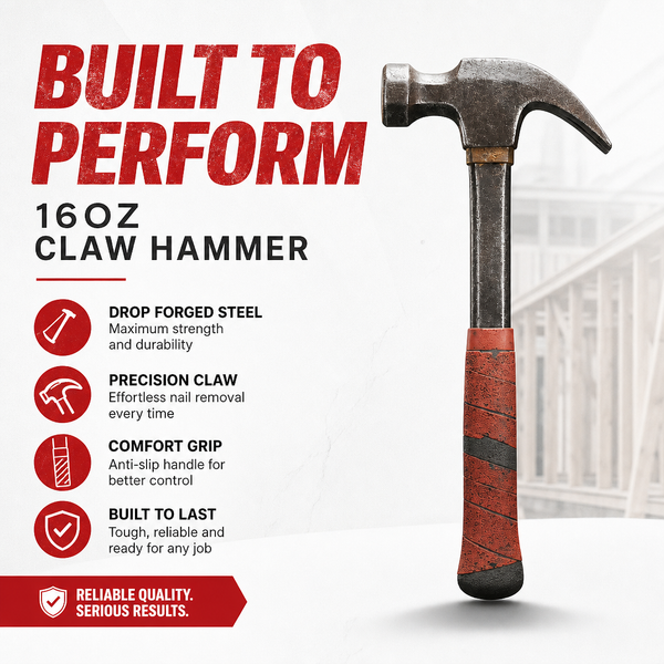 Forged Steel Claw Hammer