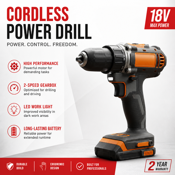 Industrial Cordless Drill Driver