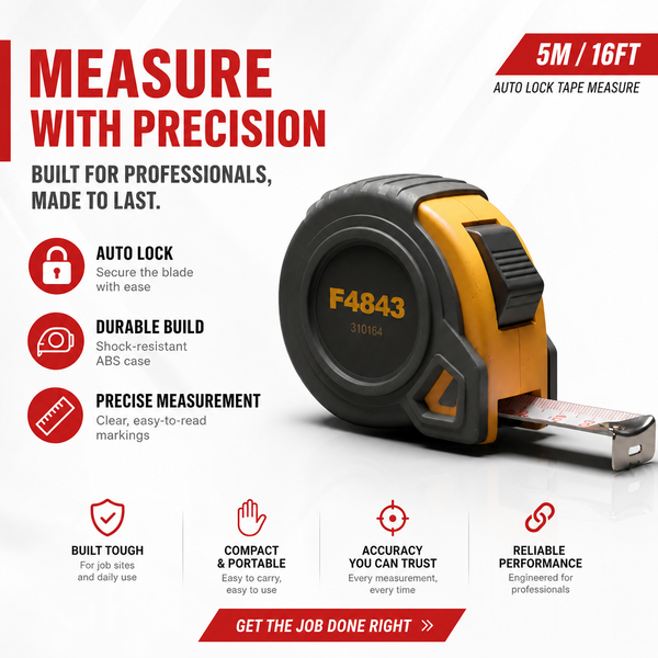 Precision Carpenter's Tape Measure
