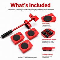 Heavy Duty Furniture Moving Tool – 360° Rolling Wheels Lifter for Easy Moving of Heavy Furniture & Appliances